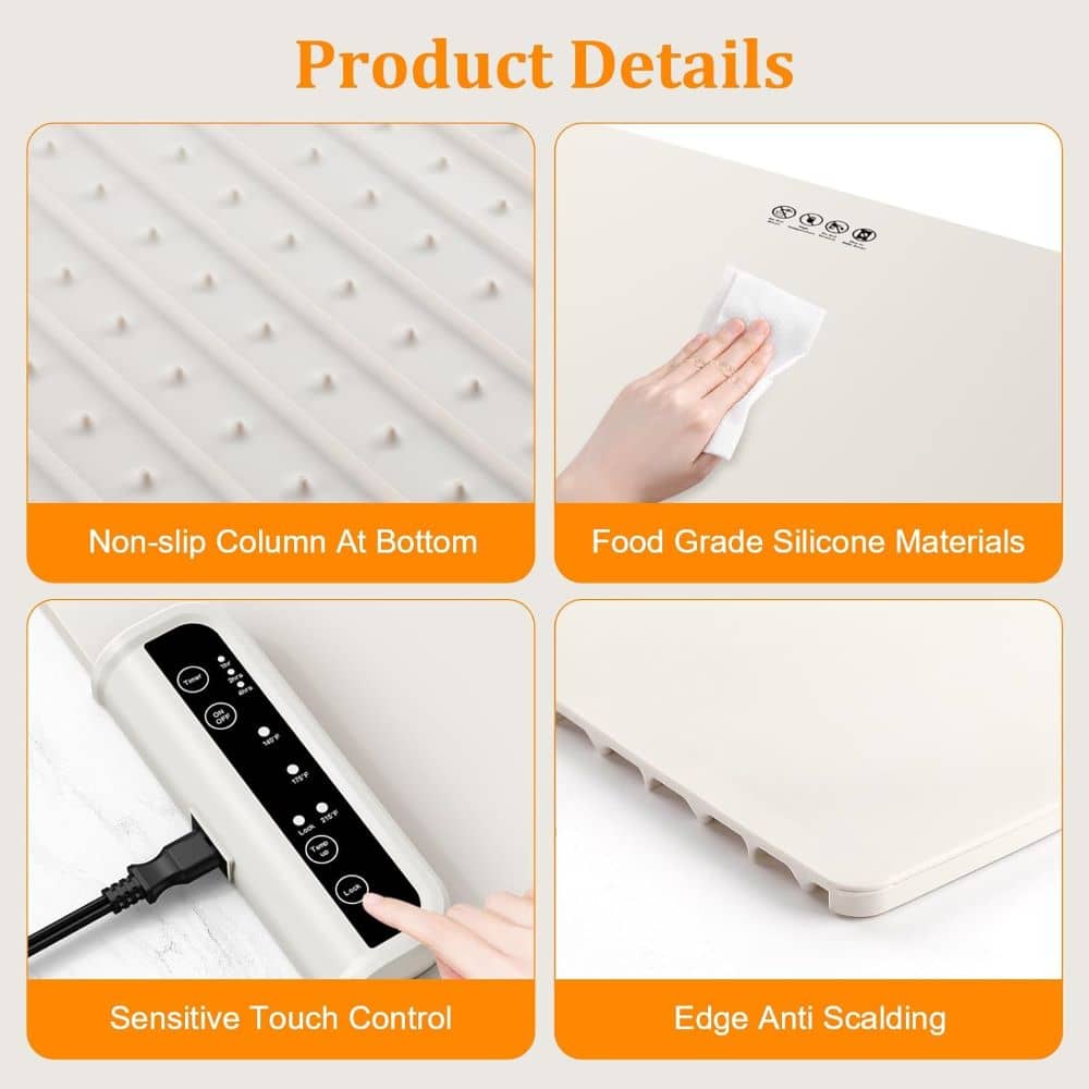 food-warming-mat-white-details